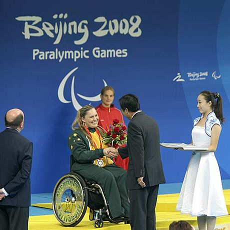 Maroochydore Paralympian Marayke Jonkers won a Paralympic silver medal in the 150m individual medley.