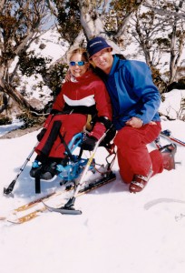 Marayke and ski instructor Allan Davis